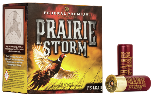 Federal PFX258FS4 Premium Prairie Storm FS 20Gauge 3" 1 1/4oz 4Shot 25 Per Box/10 Case