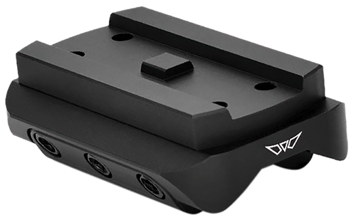 Warne 6111M Mini Red Dot Mount Shotgun Rib Black Anodized Aluminum Fits Holosun/Sig Romeo5/Vortex Crossfire/Aimpoint Micro H1-H2/ Aimpoint T1-T2