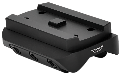 Warne 6111M Mini Red Dot Mount Shotgun Rib Black Anodized Aluminum Fits Holosun/Sig Romeo5/Vortex Crossfire/Aimpoint Micro H1-H2/ Aimpoint T1-T2