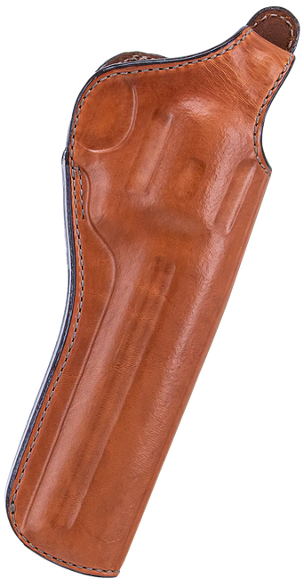 Bianchi 12678 111 Cyclone Belt Holster Size 03 OWB Open Bottom Style made of Leather with Tan Finish, Strongside/Crossdraw & Belt Loop Mount Type fits 4" Barrel S&W K-Frame for Right Hand