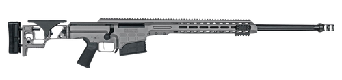 Barrett 18498 MRAD  6.5 Creedmoor 24" 10+1 Tungsten Gray Cerakote Gray Fixed Adjustable Comb Stock Black Polymer Grip Right Hand