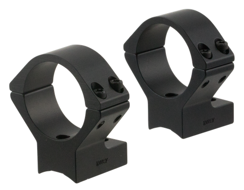 Talley 740725 Scope Mount/Ring Combo  Black Anodized 30mm Tube Savage Round Receiver with AccuTrigger (110 Series/A17/A22) Medium Rings