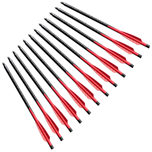 Barnett Outdoors BAR50038 3 Fletch Hyperbolt 7" 12 Pack