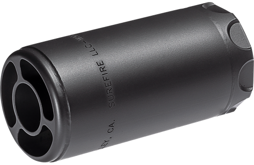 SureFire WARDEN1/2-28-BK Warden  5.56mm/7.62mm 1/2"x28 Stainless Steel Black Cerakote