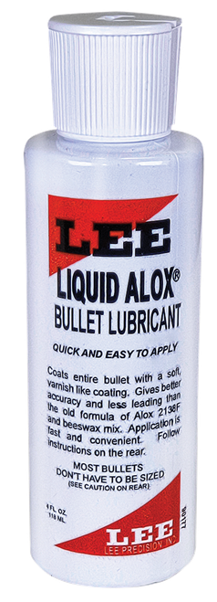 Lee Precision 90177 Liquid Alox Bullet Lube 4 OZ