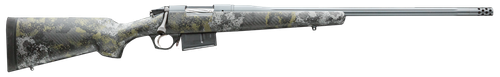 Bergara Rifles BPR2665CM Premier Canyon 6.5 Creedmoor 3+1 20" Sniper Gray Cerakote Fluted Barrel, Sniper Gray Cerakote Steel Receiver, Swamper Rouge Camo AG Composite Stock