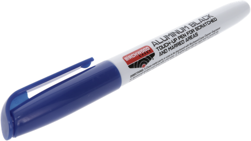 Birchwood Casey 15121 Aluminum Black Touch-Up Pen Felt Tip Gloss Black