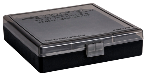 Berry's 92199 Ammo Box  40S&W/45ACP Smoke/Black Polypropylene 100rd