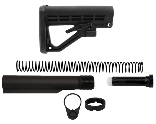 TacFire MAR050B Mil-Spec Buffer Tube  Black Matte AR-15