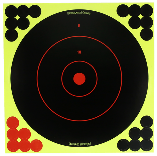 Birchwood Casey TDSNC1212PK Target Dispenser  Adhesive Paper 12" Bullseye, Includes Pasters 12 PK