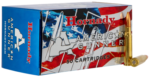 Hornady 80967 American Gunner  308Win 155gr Hollow Point Boat Tail 50 Per Box/10 Case