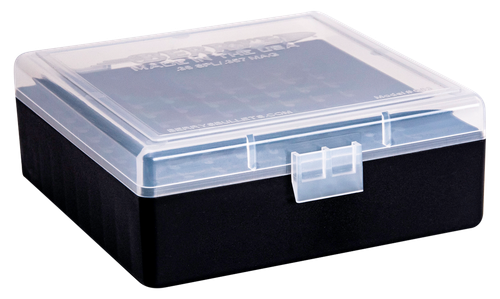 Berry's 15382 Ammo Box  38Special/357Mag Clear/Black Plastic 100rd