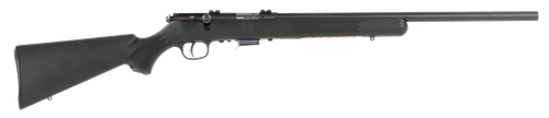Savage Arms 93200 93 FV Full Size 22 WMR 5+1 21" Matte Black Heavy Barrel, Matte Black Drilled & Tapped Carbon Steel Receiver, Matte Black Fixed Synthetic Stock, Right Hand