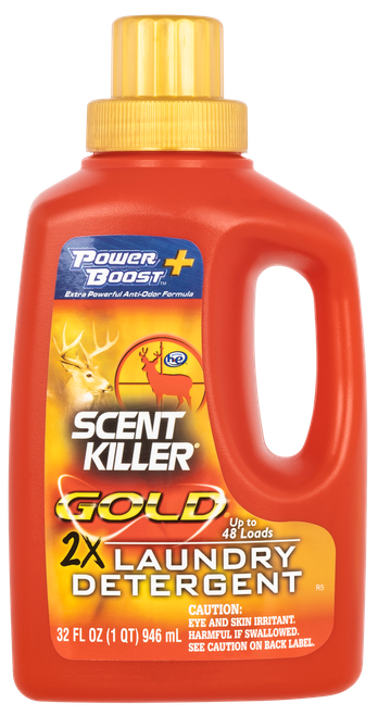Wildlife Research 1249 Scent Killer Gold Laundry Detergent Odor Eliminator Odorless Scent 32oz Bottle