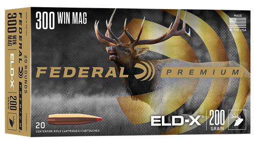 Federal P300WELDX1 Premium ELD-X 300WinMag 200gr 20 Per Box/10 Case