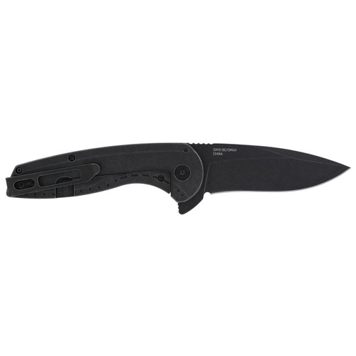 SOG AEGIS FLK 3.25" DROP PT BLK