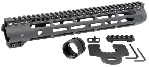Midwest Industries MISLH12625 Slimline  AR-15 Black Hardcoat Anodized Aluminum/Polymer 12.625" Picatinny/M-LOK
