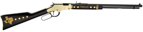 Henry H004TX Golden Boy Texas Tribute Full Size 22 Short, 22 Long, 22 LR, 16 LR/21 Short, 20" Blued Barrel, Brasslite Metal Finish & American Walnut Stock Right Hand