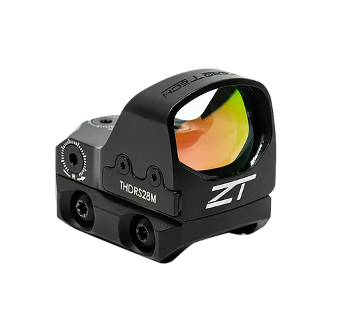 Zero Tech Optics THDRS28ML  Thrive HD Black 1x 28mm x 20mm
