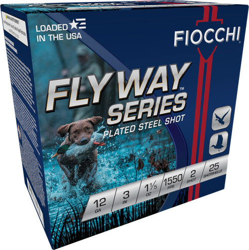 Fiocchi 123ST152 Flyway  12Gauge 3" 1 1/5oz 2Shot 25 Per Box/10 Case