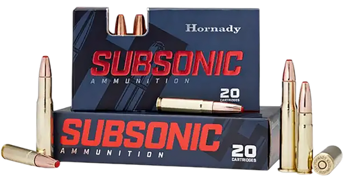 Hornady 82247 Subsonic Rifle 450Bushmaster 395gr Sub X 20 Per Box/10 Case