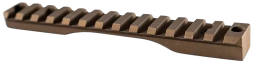 Christensen Arms 8100001204 Scope Base  Burnt Bronze Cerakote Aluminum Fits Remington 700 Short Action 0 MOA