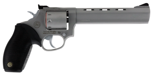 Taurus 2992069 Tracker 992 22 LR or 22 WMR 9rd 6.50" Vent Rib Barrel, Overall Matte Finish Stainless Steel & Black Ribber Grip Includes Cylinder