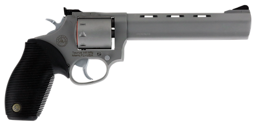 Taurus 2992069 Tracker 992 22 LR or 22 WMR 9rd 6.50" Vent Rib Barrel, Overall Matte Finish Stainless Steel & Black Ribber Grip Includes Cylinder