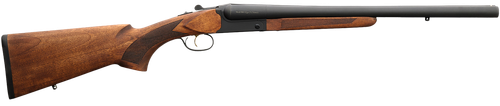 Charles Daly 930360 500 Field 12 Gauge Break Open 3" 2 20" Black Side By Side Barrel, Black Steel Receiver, Fixed Walnut Stock
