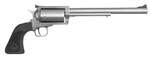 Magnum Research BFR460SW10 BFR Long Cylinder Large Frame 460 S&W Mag 5 Shot, 10" Brushed Stainless Steel Barrel, Cylinder & Frame, Black Rubber Grip, Exposed Hammer