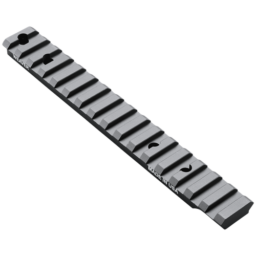 Weaver Mounts 99505 Multi-Slot Base  Extended Black Anodized Aluminum Fits Remington 783 Long Action