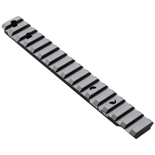 Weaver Mounts 99505 Multi-Slot Base  Extended Black Anodized Aluminum Fits Remington 783 Long Action