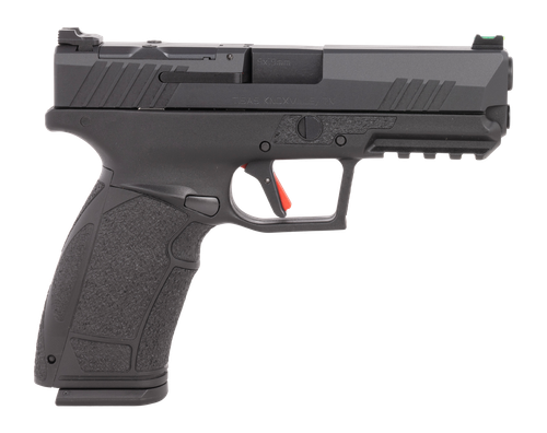 Tisas 10100570 PX-9 Duty *CA Compliant 9mm Luger 10+1 4.10" Black QPQ Steel Barrel, QPQ Tenifer Cerakote Optic Cut/Serrated Steel Slide, QPQ Tenifer Cerakote Polymer Frame w/Picatinny Rail