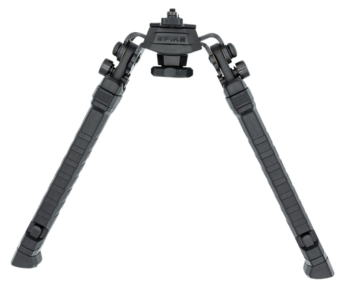 FAB Defense FXSPIKEB Spike Precision Bipod 7.09"- 11.42" Adj., Rotating & Tilting, Rubber Feet, Includes Leg Extensions, Picatinny Rail Compatible Black Polymer & Aluminum