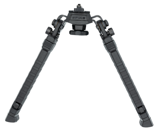 FAB Defense FXSPIKEB Spike Precision Bipod 7.09"- 11.42" Adj., Rotating & Tilting, Rubber Feet, Includes Leg Extensions, Picatinny Rail Compatible Black Polymer & Aluminum