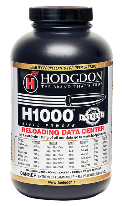Hodgdon 10001 Extreme H1000 Rifle Powder Multi-Caliber 1 lb