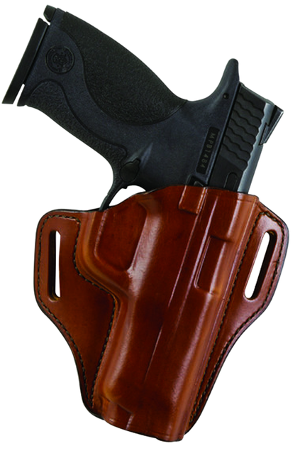Bianchi 23996 57 Remedy  OWB Size 15 Tan Leather Belt Slide Fits S&W M&P Shield Right Hand