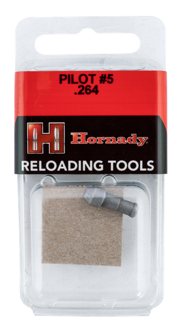 Hornady 390947 Cam Lock Pilot .264 Silver 6.5 Creedmoor Steel