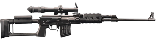 Zastava Arms Usa SR91762 M91 w/Optic 7.62x54mmR 10+1 24" Black Nitride Threaded Barrel, Black Anodized Picatinny Rail Steel Receiver, Black Synthetic Adjustable Stock, POSP 4x24 Rifle Scope