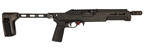 Franklin Armory 0230000BLK F22  22 LR 10+1 8" Black Threaded Barrel, Black Aluminum Receiver w/Picatinny Rail, SB Tactical 1913 Brace