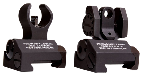 Troy Ind SSIGIARSMBT00 Micro BattleSight Set HK Front & Round Rear  Black