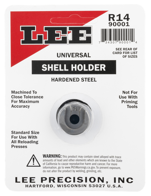 Lee Precision 90001 Shell Holder Universal #14R 44/40 / 45 Long Colt