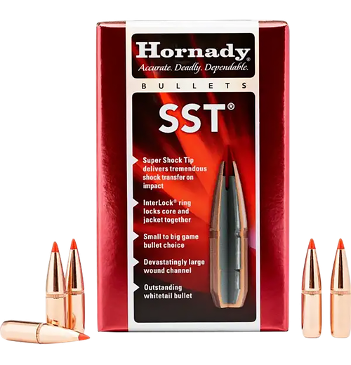 Hornady 27302 SST  270 Cal .277 130 gr Super Shock Tip 100 Per Box/ 25 Case