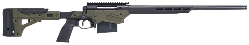 Savage Arms 57552 Axis II Precision 6.5 Creedmoor 10+1 22", Matte Black Barrel/Rec, OD Green Adjustable MDT Aluminum Chassis, Polymer Grip