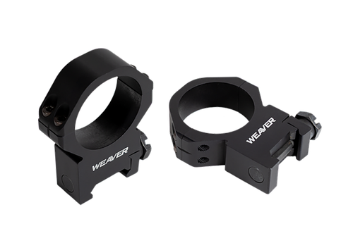 Weaver Mounts 99522 Precision Tactical  Black Aluminum 30mm Tube High
