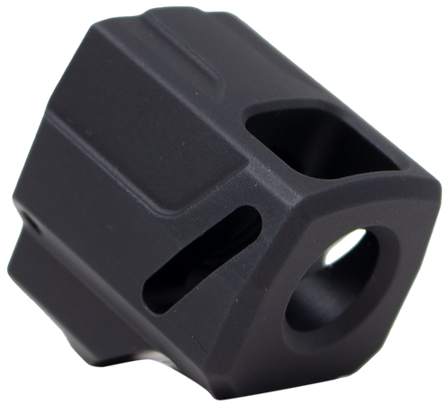 Faxon Firearms FFPACOMPSSS01 EXOS-525 Compensator Black Nitride 6061 Aluminum 1/2"x28 Threads 1.125" OAL Compatible w/ Sig Sauer P365/P365 XL