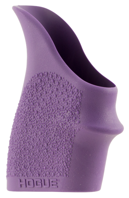 Hogue 18406 HandAll Beavertail Grip Sleeve Textured Purple Rubber for Glock 26, S&W M&P Shield, Ruger LC9