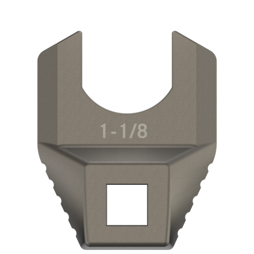 Real Avid AVMF118BNW Master -Fit Barrell Nut Wrench Titanium Titanium/Stainless Steel AR-Platform Free-Float Handle