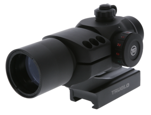 TruGlo TG-TG8230RB Triton  Black Anodized 1x 30mm 3 MOA Illuminated Tri-Color Center Dot Reticle