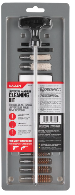 ALLEN 70731  BASIC HANDGUN CLEANING KIT 22-45